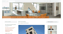 Desktop Screenshot of huesch-und-partner.de
